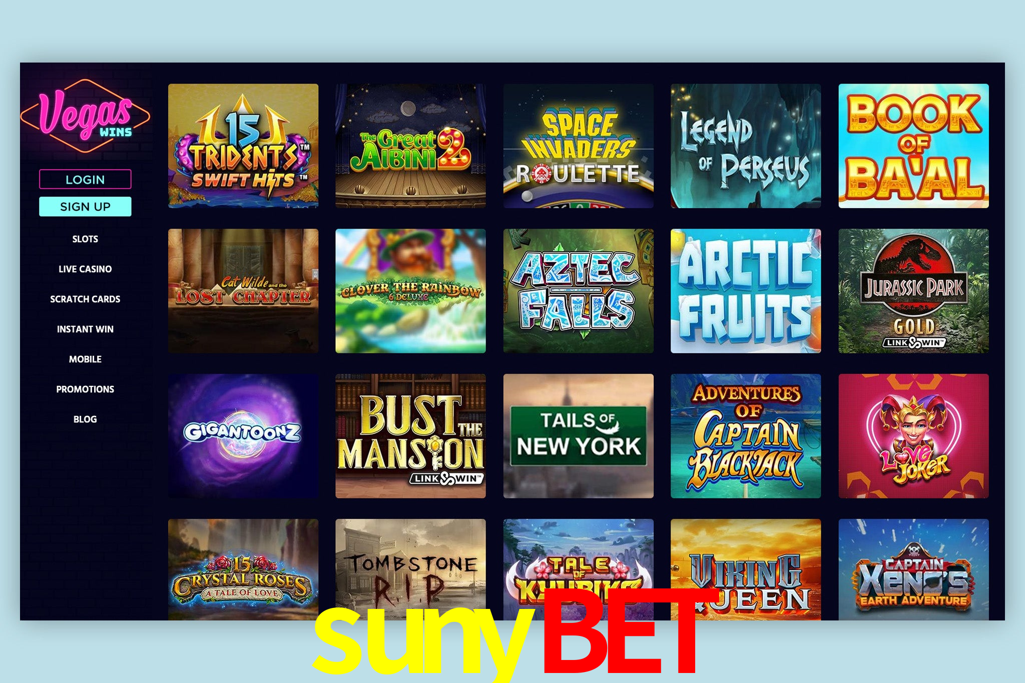 Bonus Features sunybet